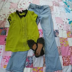 Light wash Gap Baby Boot jeans